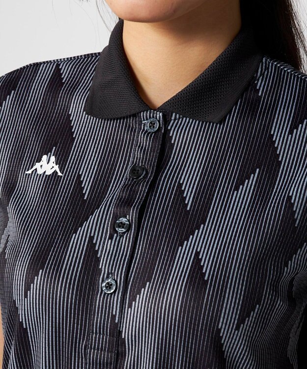 FILA GOLF／marie claire 【Kappa】ポロワンピース ブラック