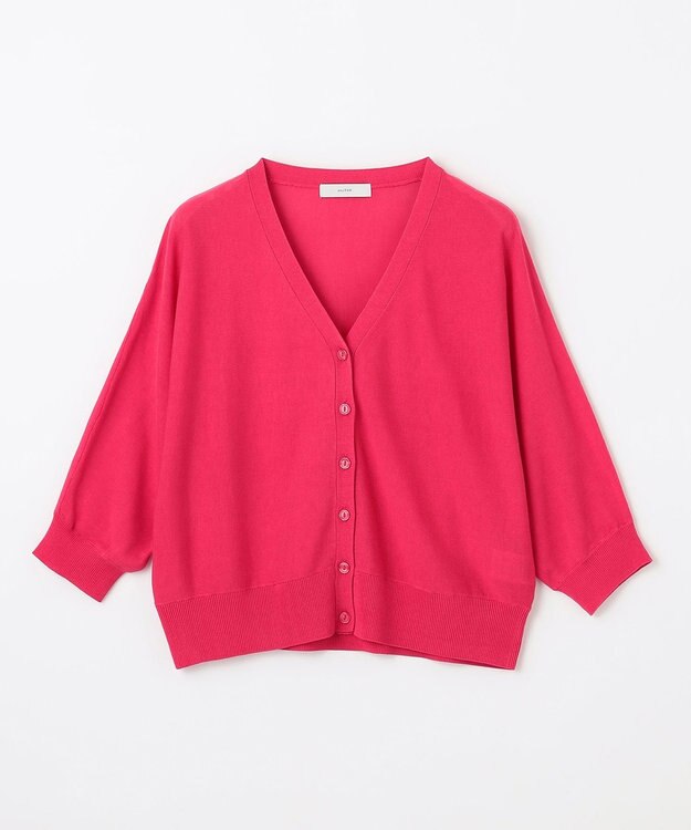 ANY L 【接触冷感/UVカット/抗菌防臭/手洗い可/アンチピリング】ファンクションカーディガン ピンク