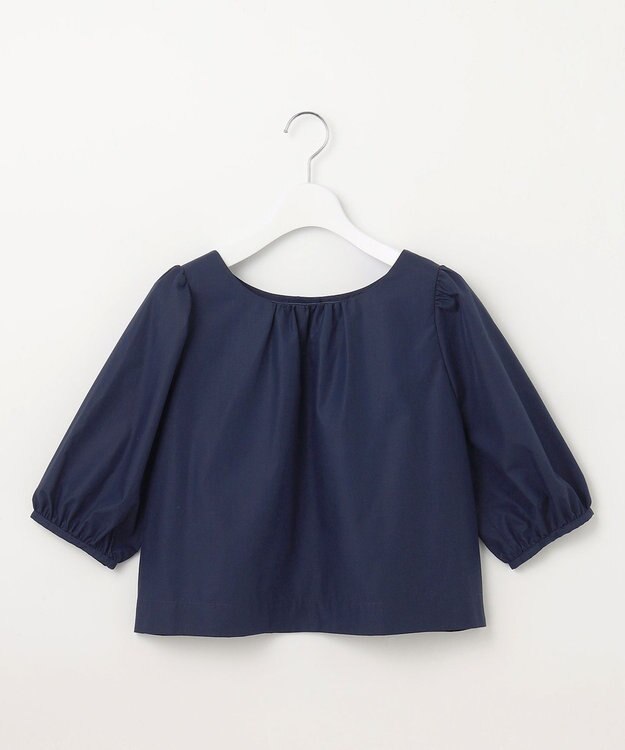 Feroux 【洗える】パフスリーブセット アップ ネイビー系