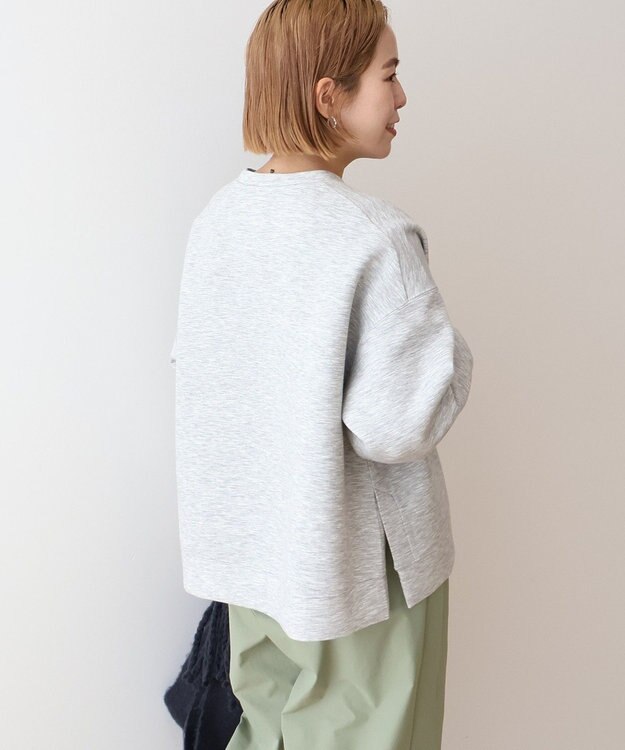 AMERICAN HOLIC サイドスリットポンチプルオーバー Light Gray Mixture