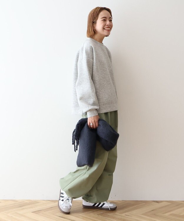 AMERICAN HOLIC サイドスリットポンチプルオーバー Light Gray Mixture