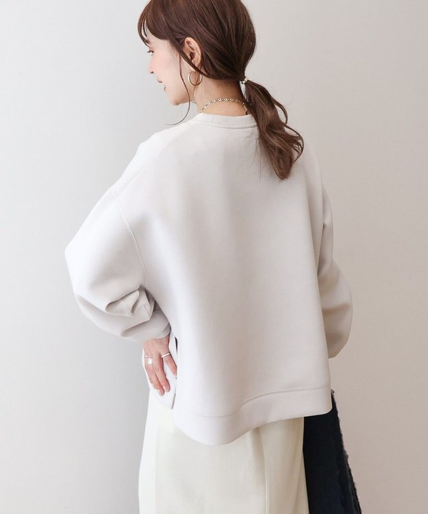 AMERICAN HOLIC サイドスリットポンチプルオーバー Gray Beige