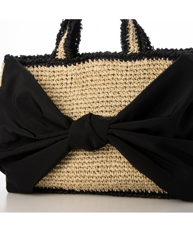 UNBILLION カカトゥ kakatoo / リボンスクエアクロッシェバッグ ブラック