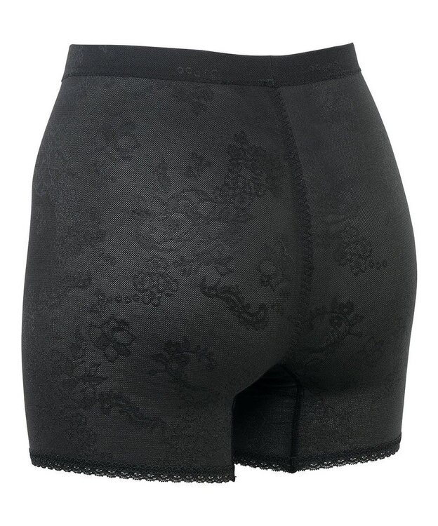 WACOAL ガードル 綿混ソフトガードル 通気性がよい(本体) おなかやさしくサポート 一枚ばき可能 ショート丈 【EverChic】 レディース GRC330 /ワコール ブラック