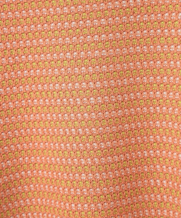 AMERICAN HOLIC Ｍｉｘ編み地ニットプルオーバー Orange