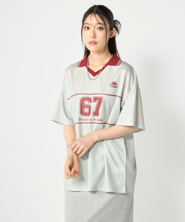 OP／FILA 【Kappa】ナンバーゲームシャツ グレー