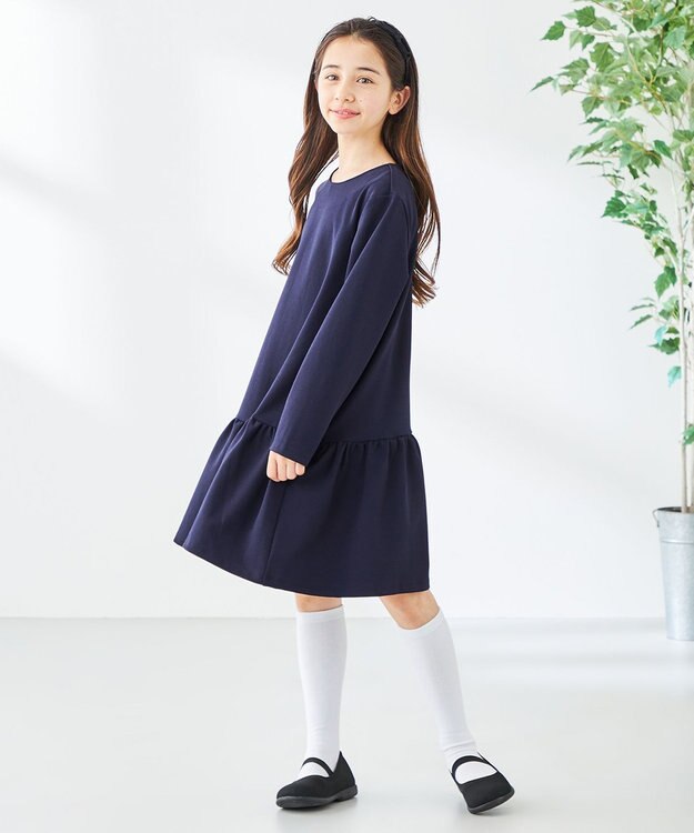 UNFILO 【110-150cm】BEAUTY MOVE ワンピース ネイビー