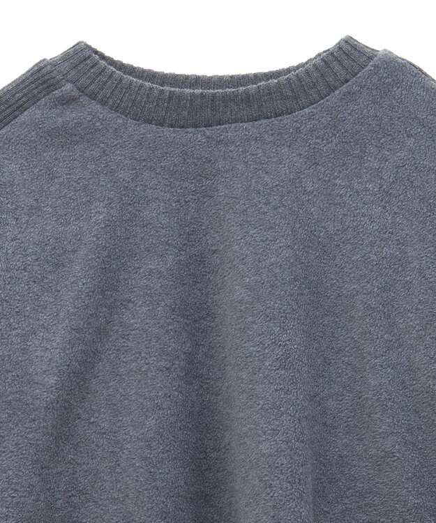 Green Parks フリース袖リブドッキングプルオーバーⅡ Gray