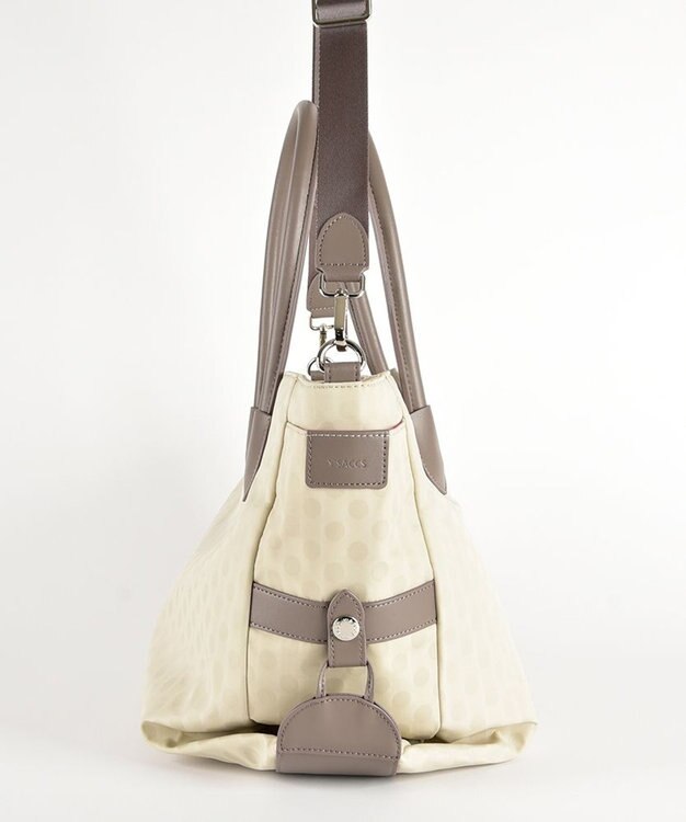 Y'SACCS 木村多江×Y'SACCS PolkaDots 2way トートバッグ アイボリー