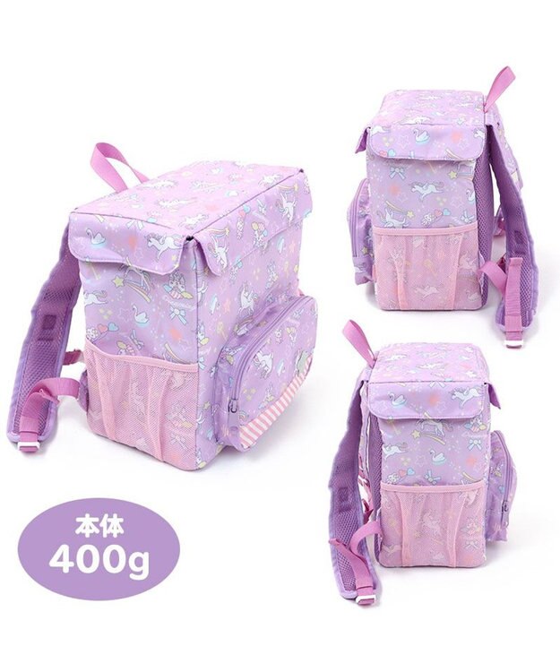 Mother garden マザーガーデン ユニコーン スクエアリュック 紫