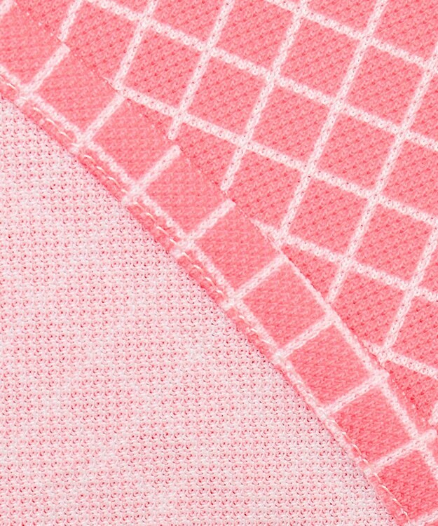 23区GOLF 【WOMEN】【吸水速乾】グラフ柄 長袖シャツ ピンク系3