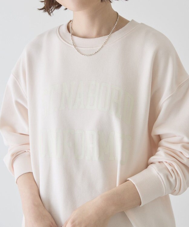 AMERICAN HOLIC カレッジロゴ裏毛スウェット Pink