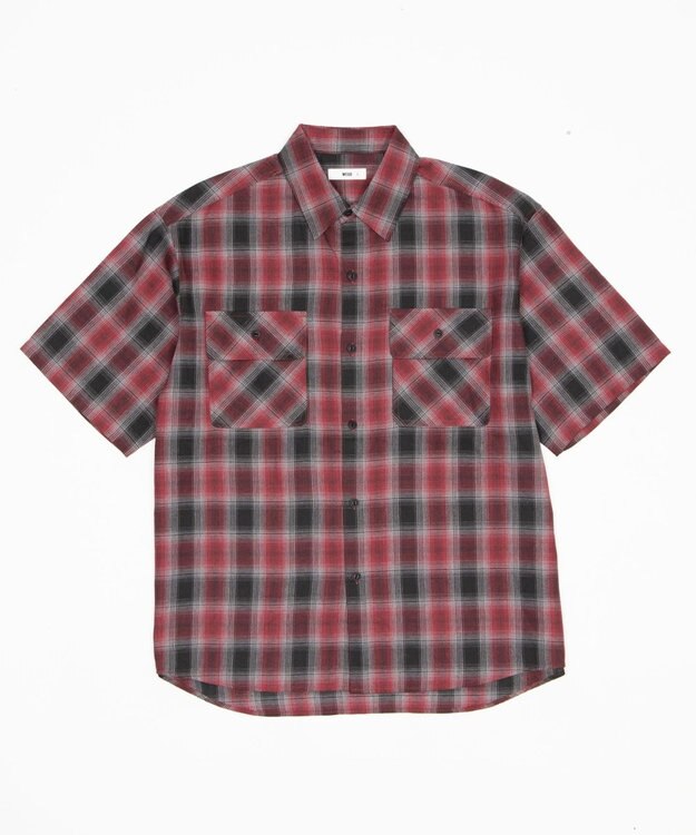 WEGO オンブレチェックシャツ（SS） 柄6