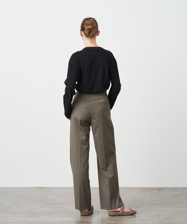 ATON FRESCA SINGLE JERSEY | L/S Tシャツ BLACK