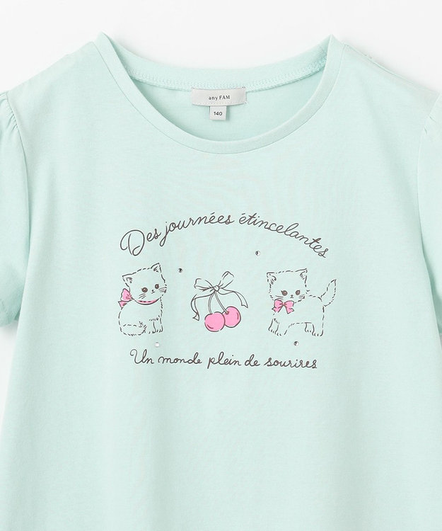 ANY KIDS セーラーカラー Tシャツ ミント