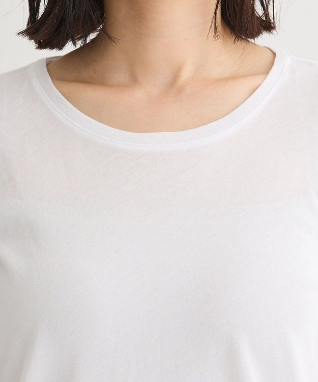 Green Parks シアー天竺プルオーバー Off White