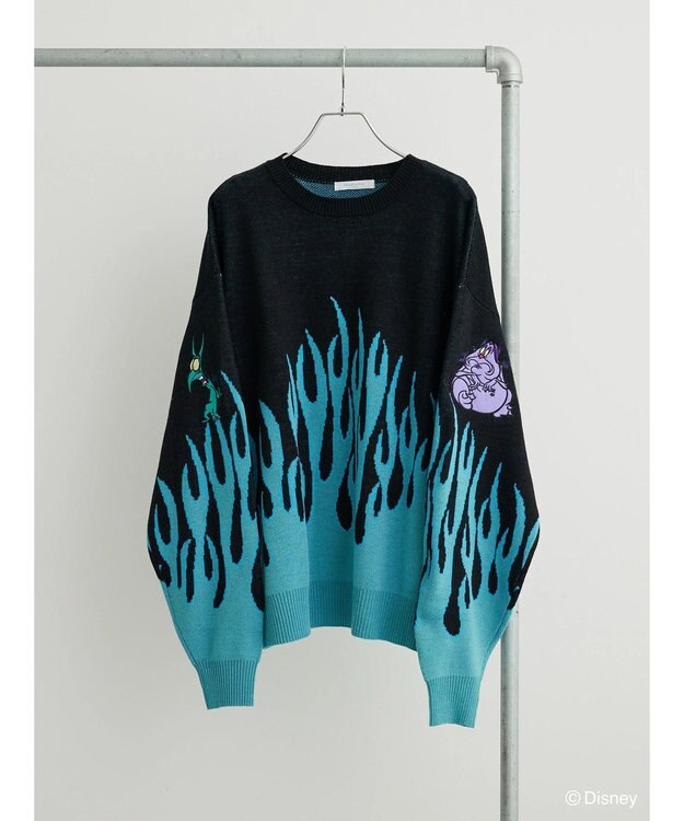 Green Parks Ｖｉｌｌａｉｎｓ／デザインニットプルオーバー Blue