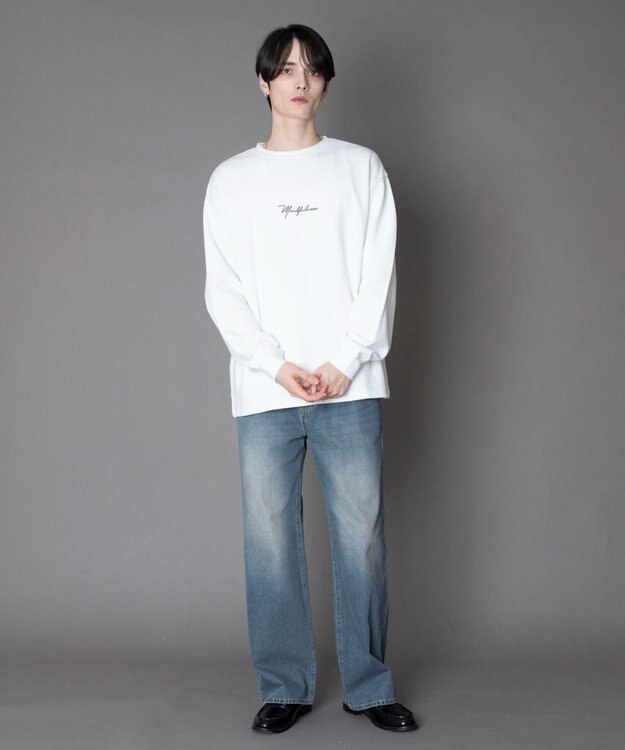 WEGO ワンポイントT（LS） ホワイト