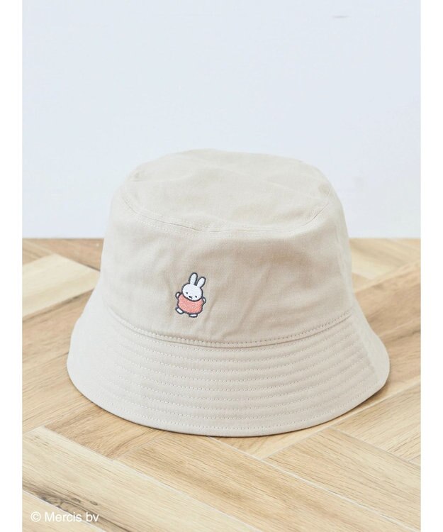 Green Parks ｍｉｆｆｙ／ツイル刺繍バケットハット Beige