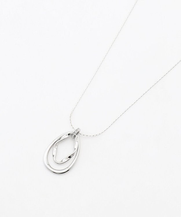 ANY SIS ツイストリング ネックレス シルバー