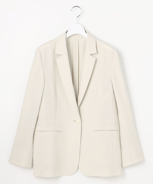 自由区 【セットアップ対応】テクスチャードスーツ ジャケット フラックス