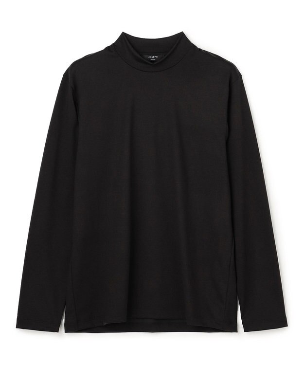 JOSEPH HOMME 【新色追加】ウールジャージーウォッシャブル　モックネックカットソー ブラック系