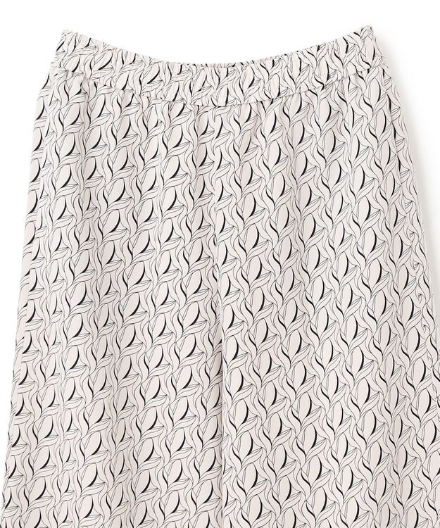 UNFILO プリントイージーパンツ エクリュ