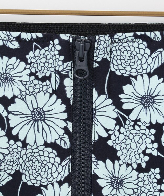 組曲 【組曲×setsuko sagittaire】バイカラーフラワープリント フレアスカート スモーキーグリーン系5