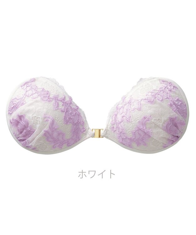 BRADELIS New York 【NuBra / ナチュラルタイプ】ヌーブラ・エアーライト ミア  デザインヌーブラ ホワイト