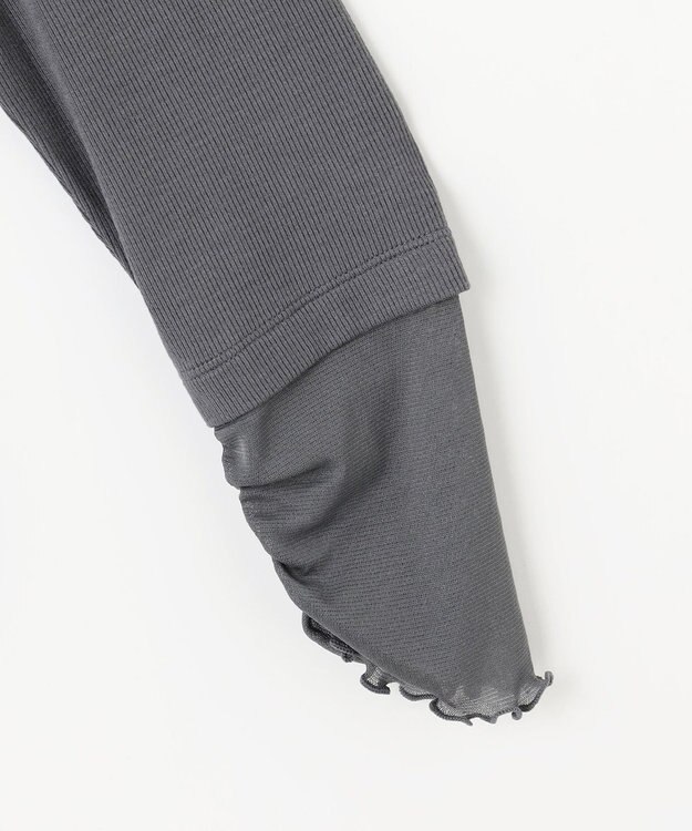 ANY 【洗濯機可】シアーコンビタートル チャコール