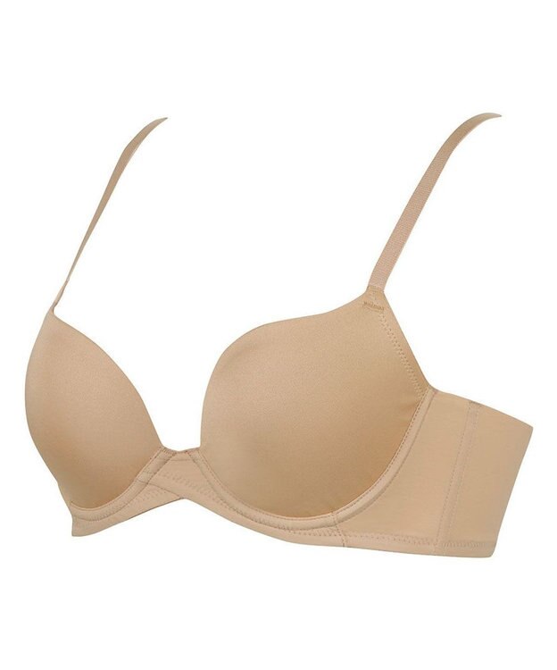WACOAL ブラジャー 【EverChic】 モールドカップ Ｔシャツブラ 背中に段差がつきにくい サイズや体型特徴に合わせた設計 レディース BRB494 /ワコール カラシ