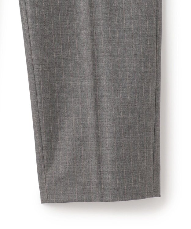 23区 L 【セットアップ対応】ファインネスウール テーパード パンツ グレー系1