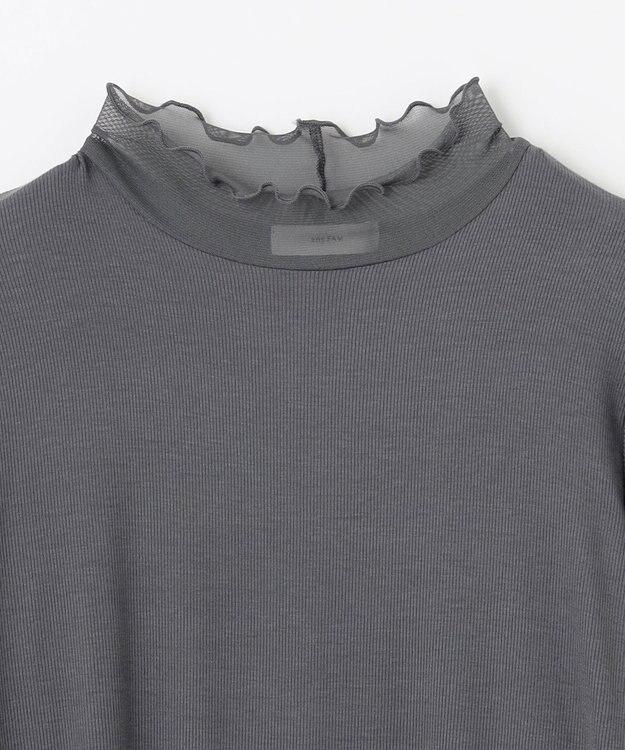 ANY 【洗濯機可】シアーコンビタートル チャコール