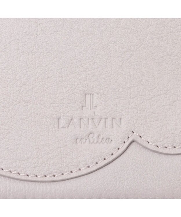 LANVIN en Bleu デクール 三面パスケース ライトピンク