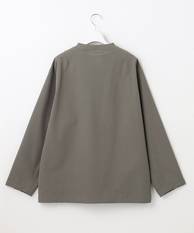 UNFILO MENS WARM プラス プルオーバーカットソー カーキ系