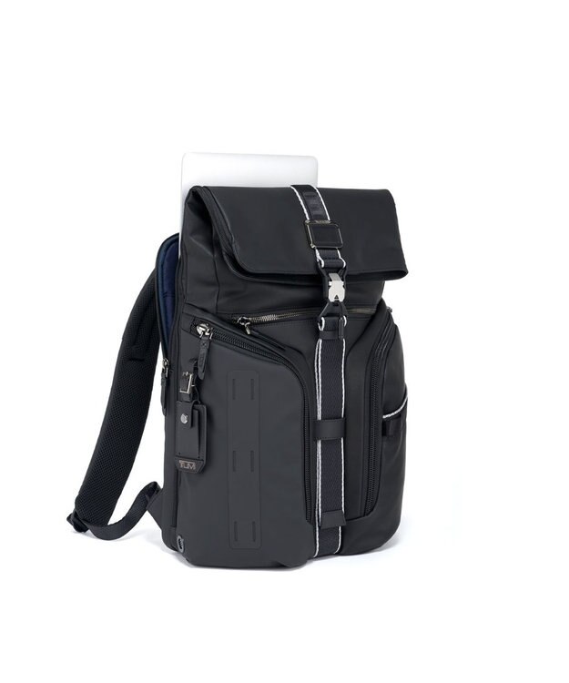 TUMI リュック メンズ ALPHA BRAVO 「ロジスティック」バックパック COATED BLACK