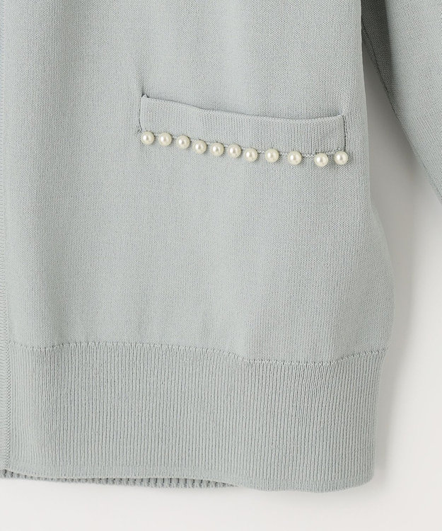 ANY SIS 【AIコラボ】リブインナー アンサンブル ミントグレー