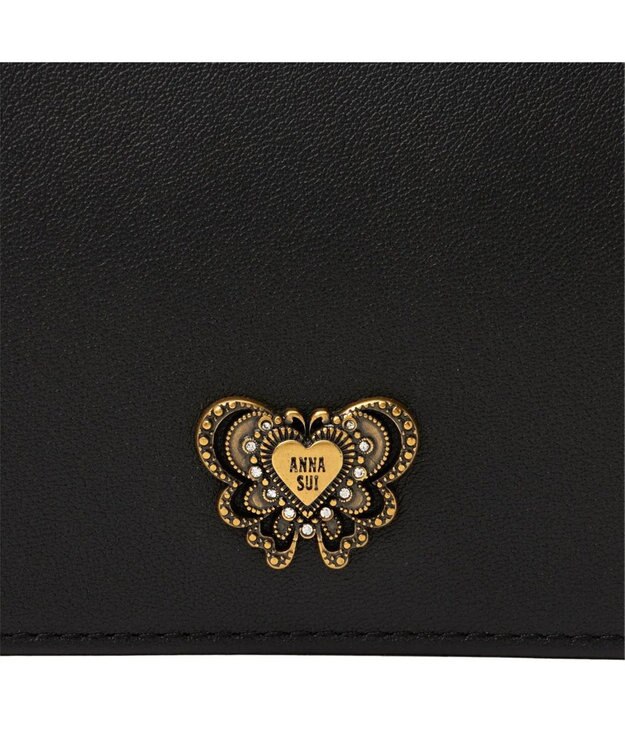 ANNA SUI ウィング BOX小銭入れ＆カード入れ クロ