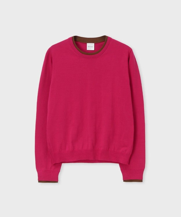Paul Smith レイヤードカラー ニット ローズ