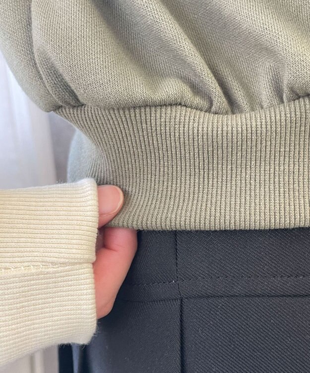 WEGO カレッジカットパーカー カーキ