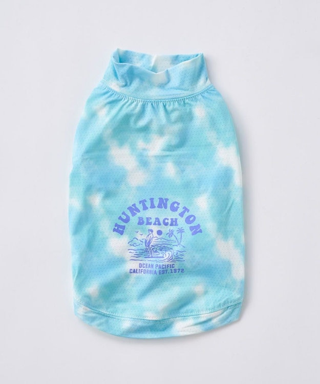 OP／FILA 【Ocean Pacific】タイダイ柄ドッグウェア ペットウェア ミント