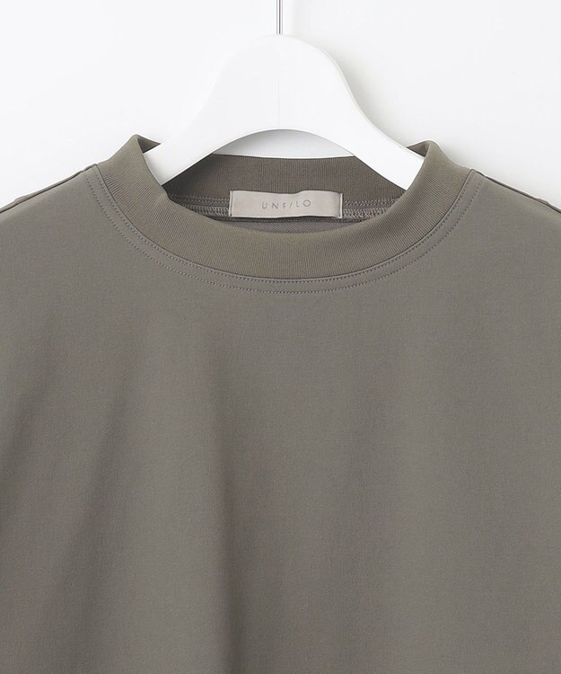 UNFILO MENS WARM プラス プルオーバーカットソー カーキ系