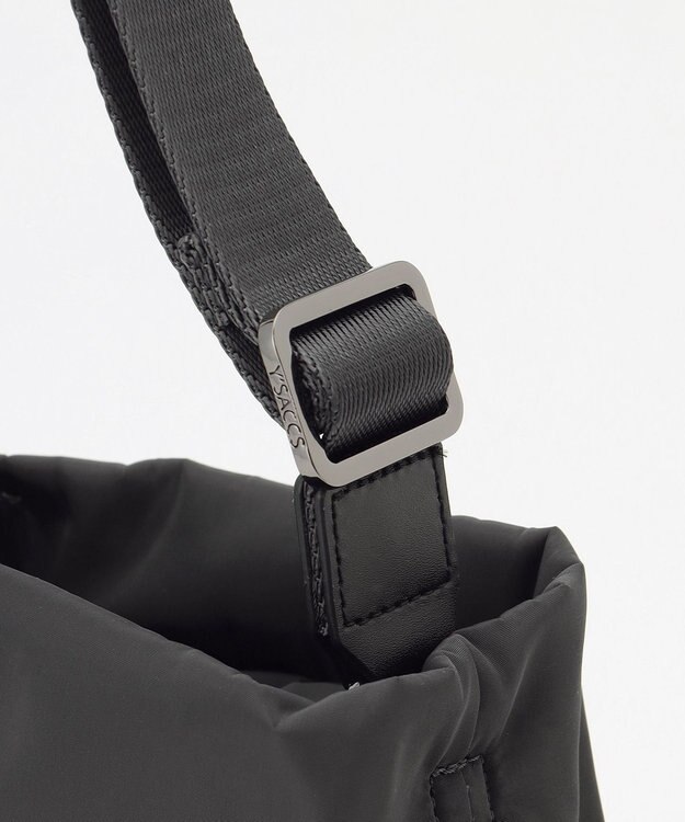 Y'SACCS ドローストリング コンビカラーショルダー ダークグレー