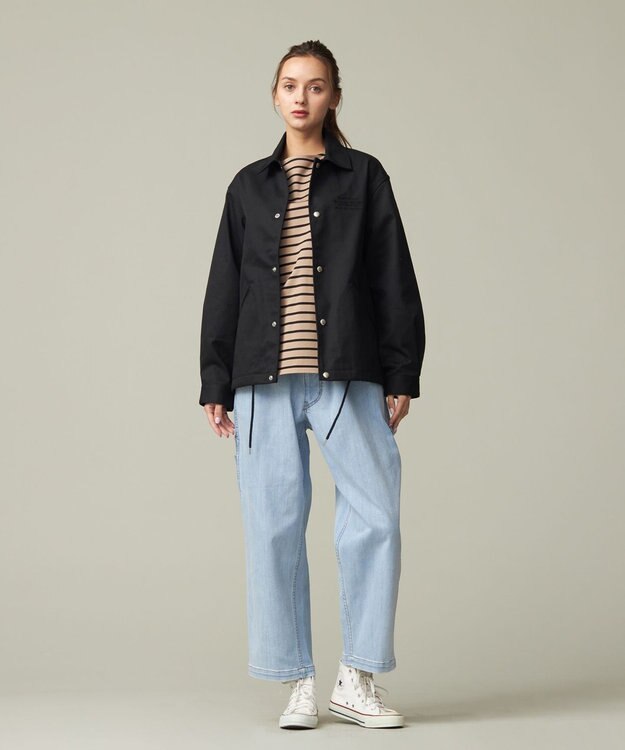 J.PRESS YORK STREET 【UNISEX】UNIVERSAL OVERALL×YORK STREET コーチジャケット ブラック系