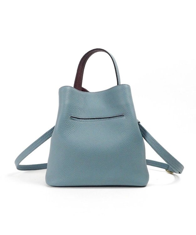 PELLE BORSA 2ウェイショルダーバッグ Reinette レネット 4741 ブルーグレー