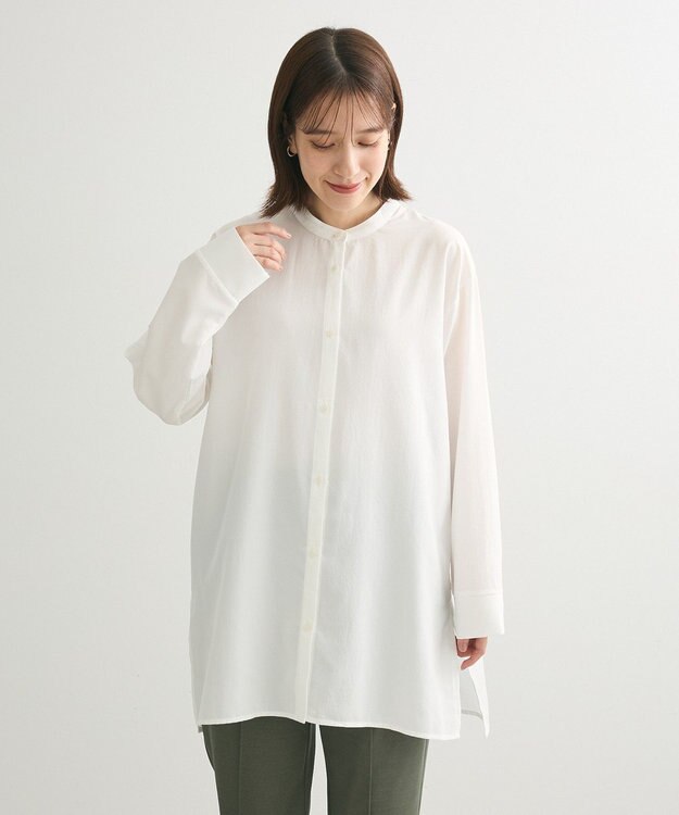 Green Parks ホワイトインナーシャツ Off White