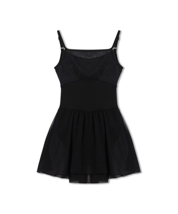 Chacott スカート付レオタード ブラック