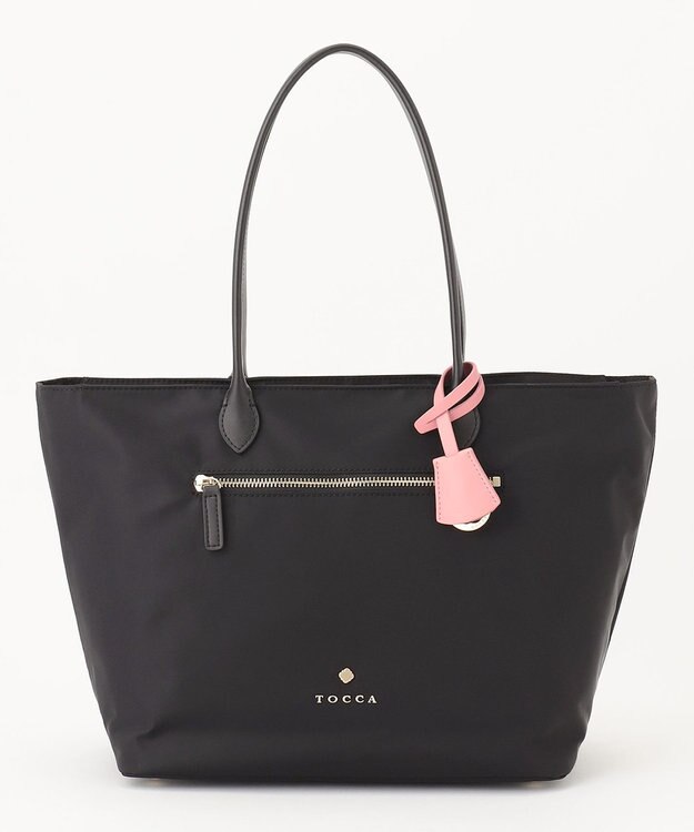 TOCCA 【一部WEB限定カラー】LAUREL NYLONBAG ナイロンバッグ 【WEB限定カラー】ブラック×ピンク系