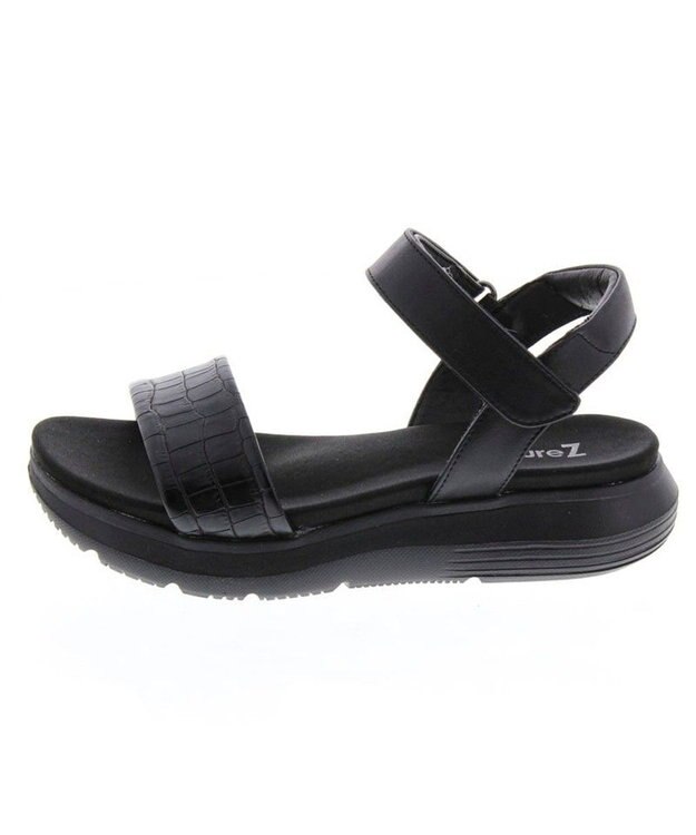 AcureZ オトナのスポサン ベルトデザイン「軽×ラクサンダル」 ブラック