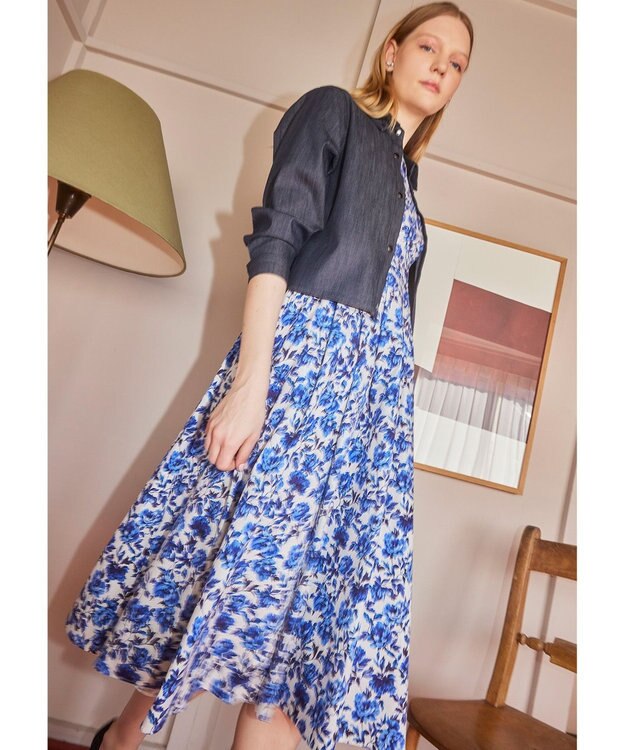 TOCCA 【洗える・消臭】JEWEL OF BLUE ジャケット ネイビー系